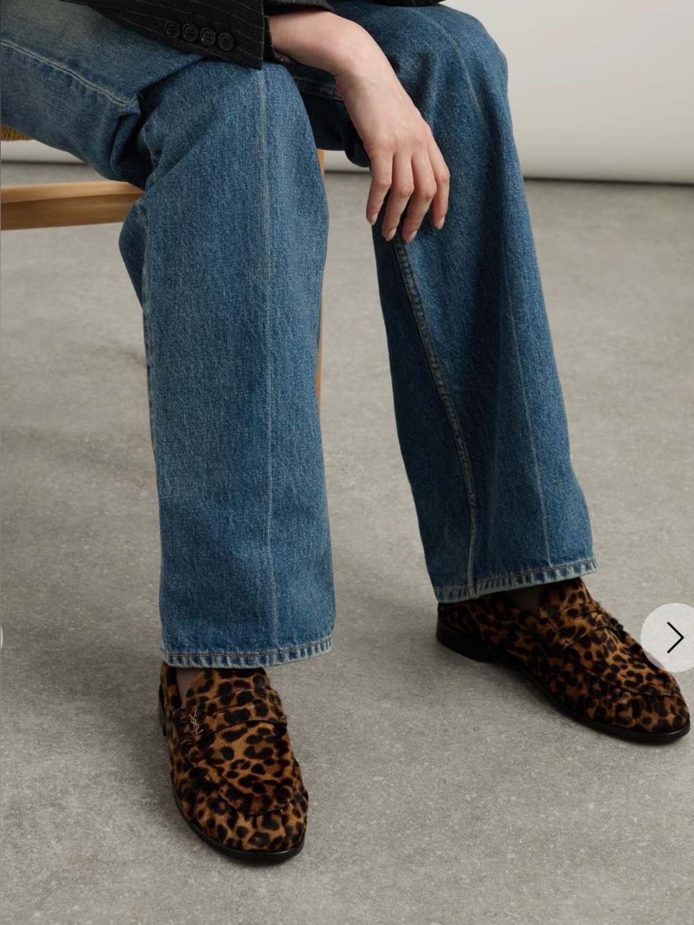 🌟Vintage Leopard Loafers